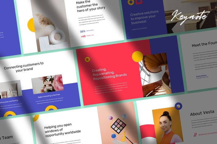 Vesta - Modern Keynote Template