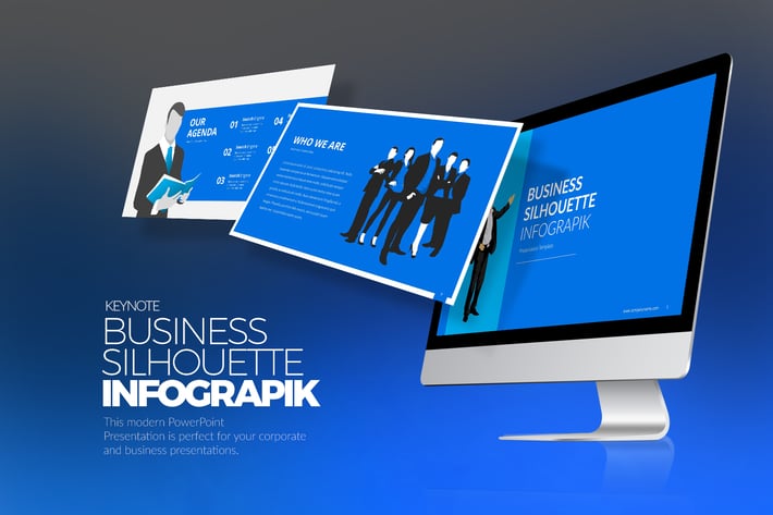 Silhouette Infograpik Keynote Templates