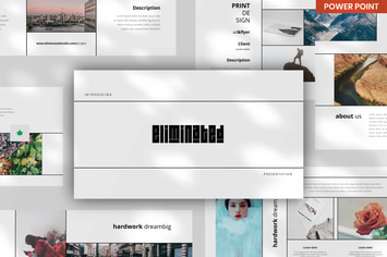 Eliminated Minimal Portfolio Presentation