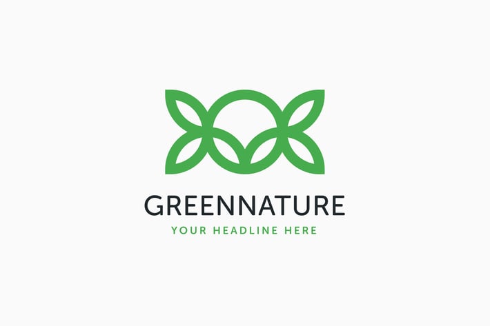 Green Nature Logo Template