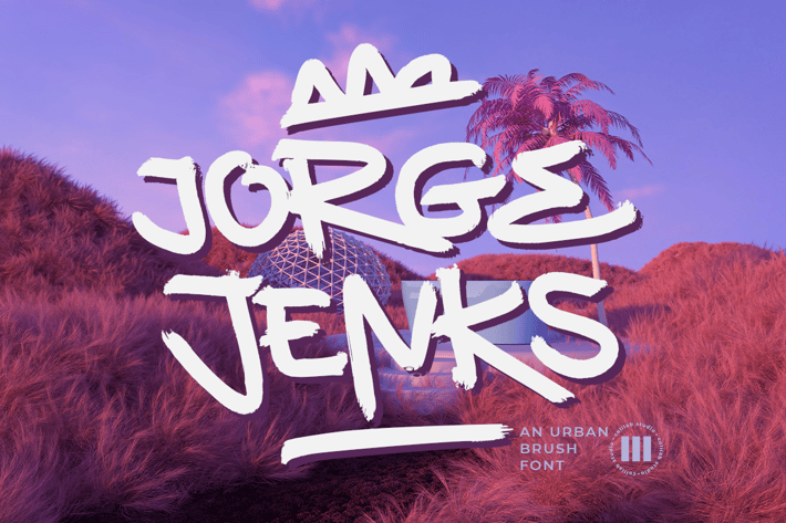 Jorge Jenks - An Urban Brush Font