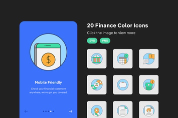 Finance Color Icons