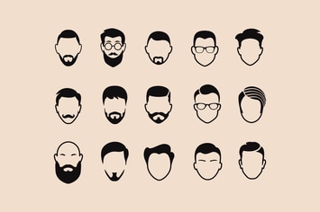 15 Abstract Male Icons