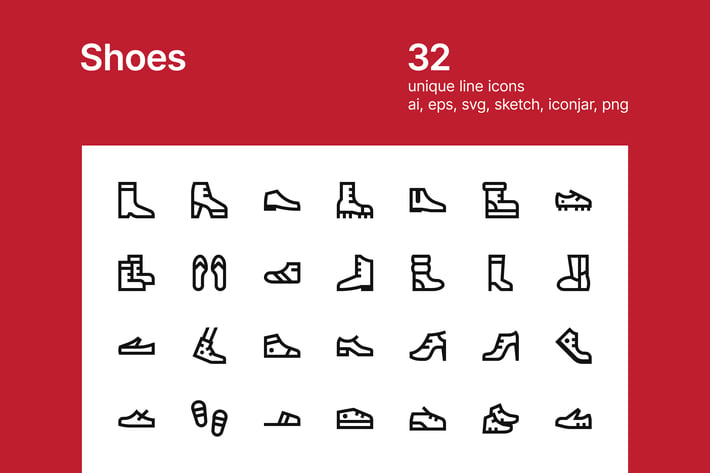 Shoes icons