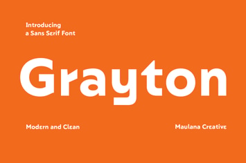 Grayton Sans Serif Font