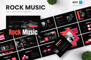 Rock Music - Music Keynote Templates