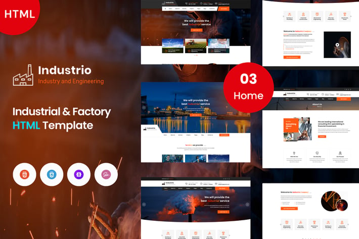 Industrio - Industrial Industry & Factory