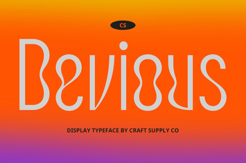 CS Devious – Psychedelic Font
