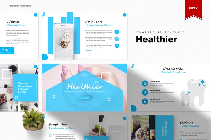 Healthier | Powerpoint Template