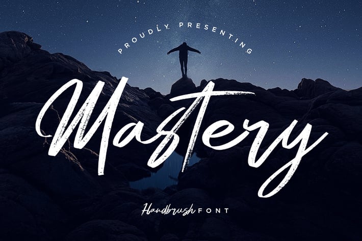 Mastery Hand Brush Business Font