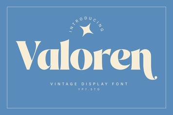 Retro Vintage Display Font