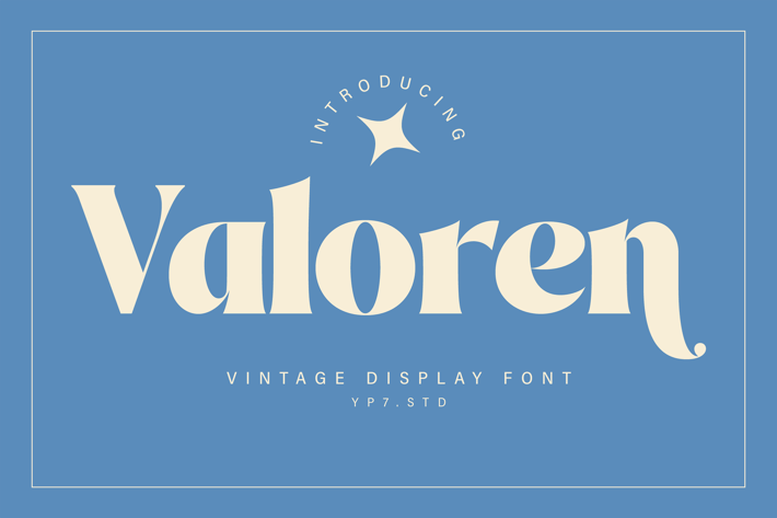 Retro Vintage Display Font