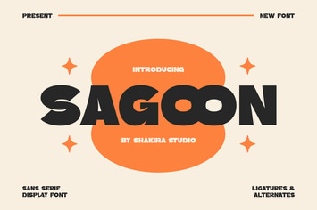 Sagoon - Display Sans Serif