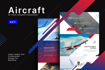 Aircraft - Aviation Keynote Template