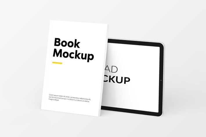 Book & iPad Mockup