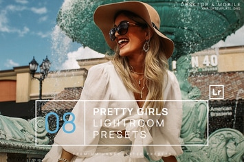 8 Pretty Girls Lightroom Presets + Mobile