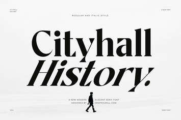 Cityhall History Family Serif Font Text