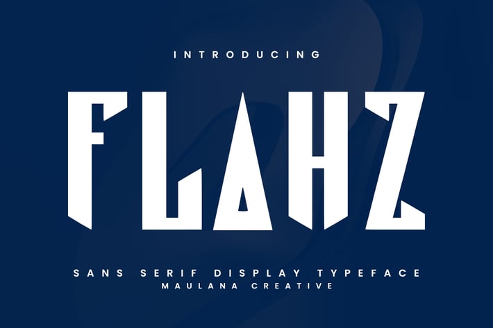Flahz Decorative Display Font