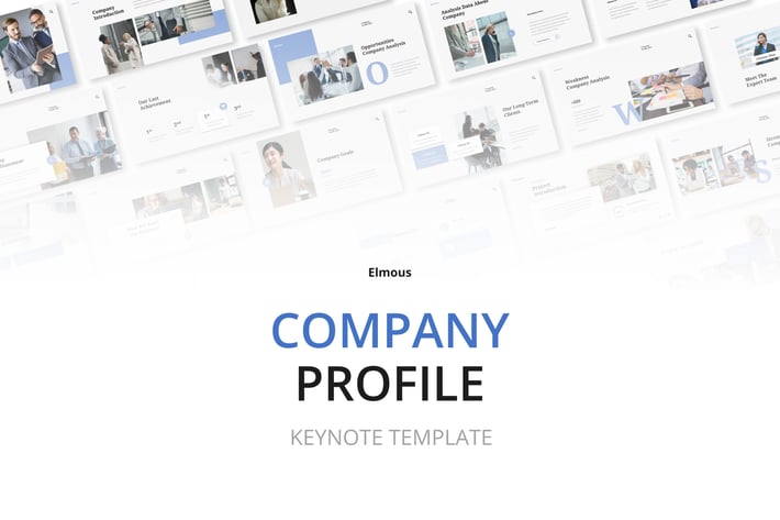 Company Profile Keynote Presentation Template