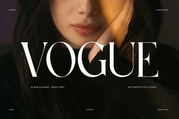 Vogue Elegant Serif Font Typeface