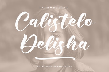 Calistelo Delisha Script Font