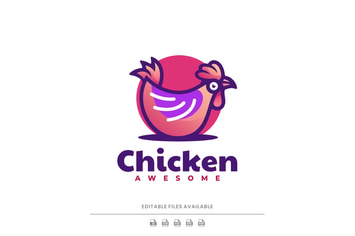 Chicken Gradient Logo