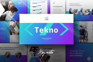 Tekno - Tech Theme Keynote Template