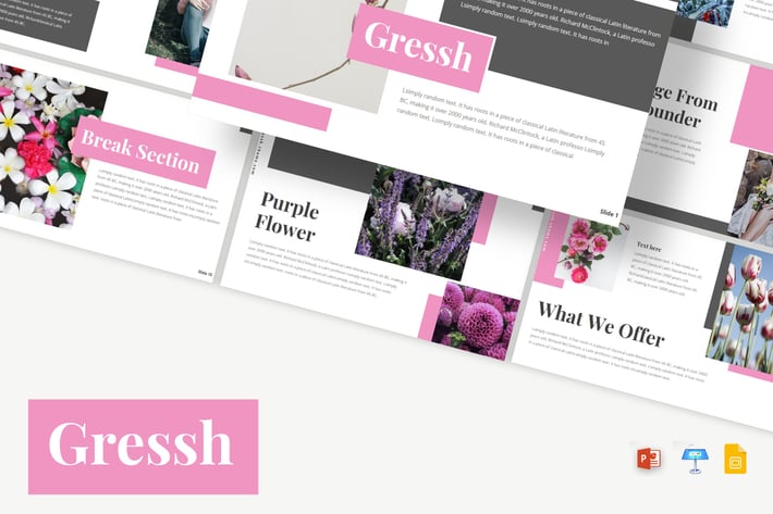 Gressh - Powerpoint/Google Slides/Keynote Template