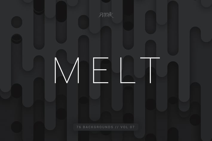 Melt | Abstract Rounded Backgrounds | Vol. 07