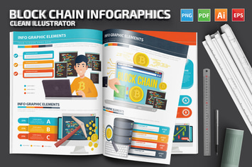 Blockchain Infographics design