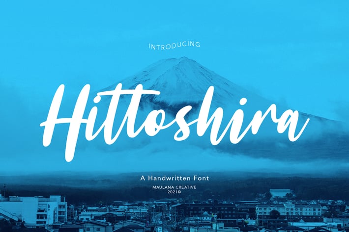 Hittoshira Handwritten Script Font