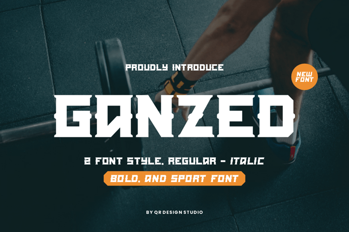 Ganzed - Italic & Sport Font Duo