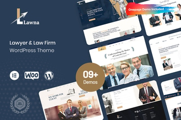 Lawna - Lawyer & Law Firm WordPress Theme