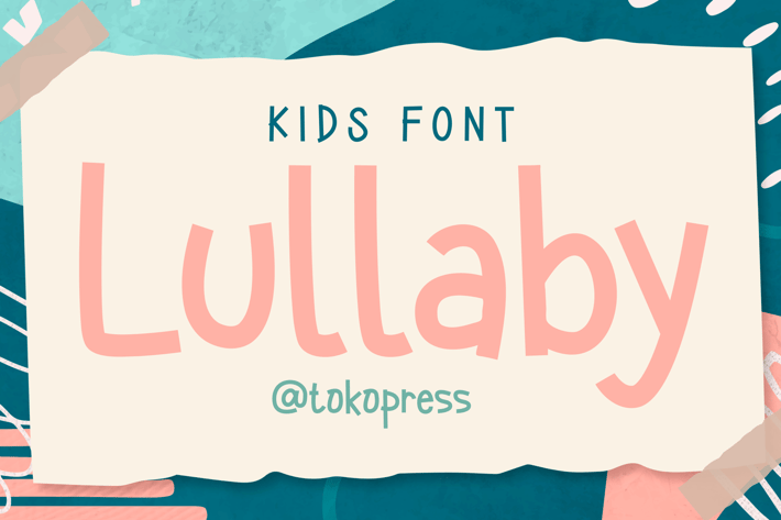 Lullaby - Kids font