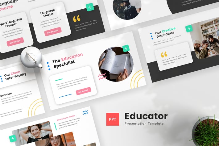 Educator - School PowerPoint Presentation Template