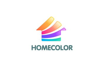 Modern Colorful Home Color Logo