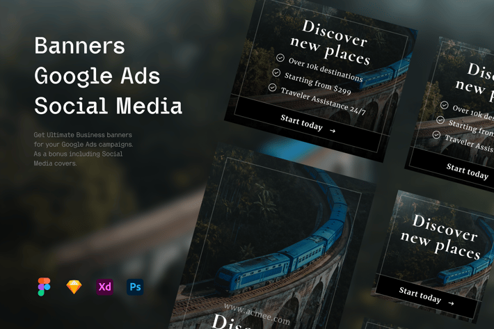 Blog and Travel vol.7 - Banners