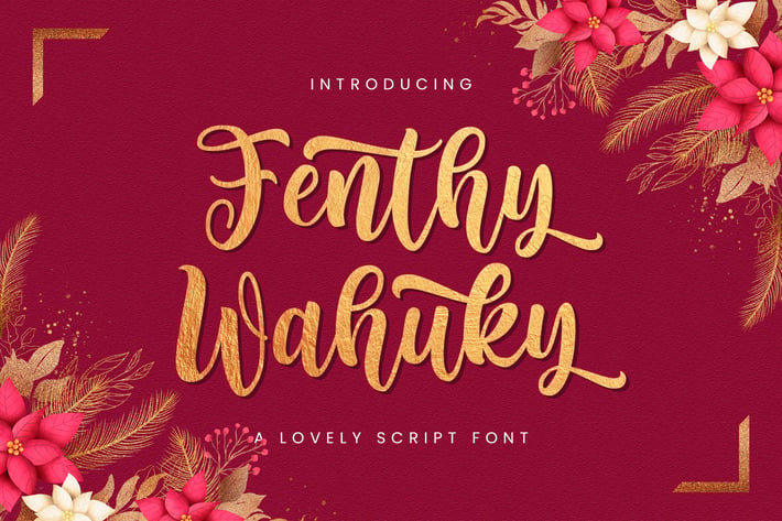 Fenthy Wahuky - Lovely Script Font