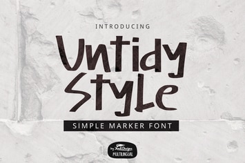 Untidy Style Font