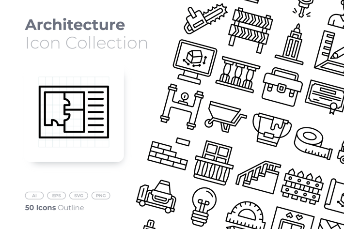Architecture Outline Icon