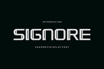 Signore Fonts