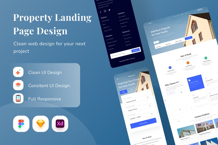 Property Landing Page Design