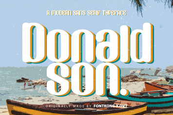 Donaldson - A Modern Sans Serif Typeface