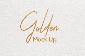 Paper Logo Mockup Vol. 2