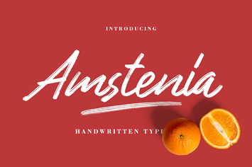 Amstenia Typeface