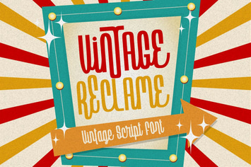 Vintage Reclame - Vintage Script Font