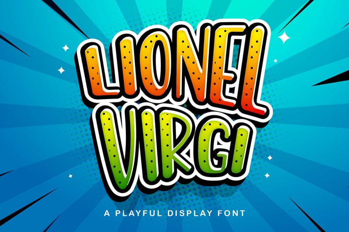 LIONEL VIRGI - Playful Display Font
