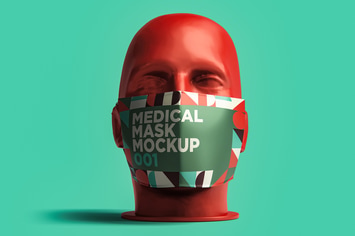 Medical Mask Mockup 001
