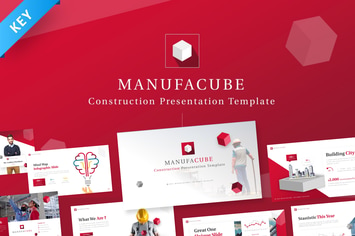 Manufacube - Construction Keynote Template