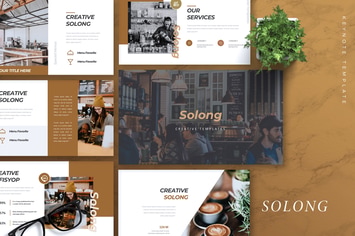 SOLONG - Coffee Shop Keynote Template